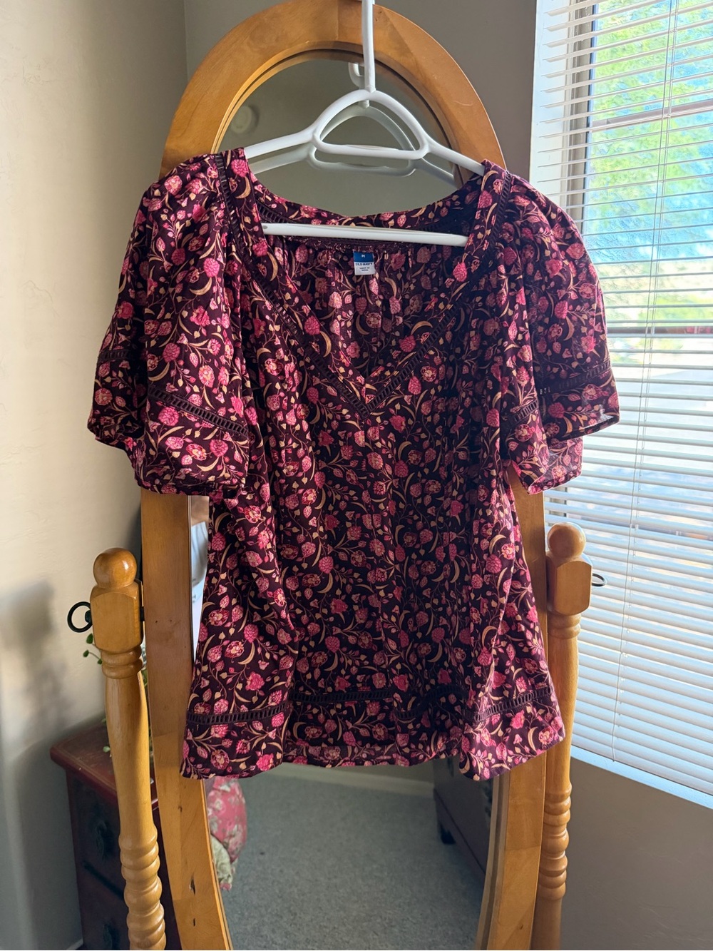 Old Navy Floral Flowy Boho Top